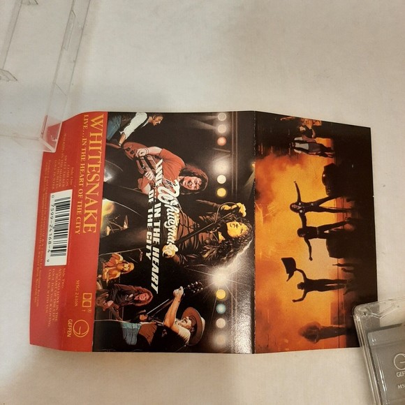 Whitesnake Live In The Heart Of The City Cassette Geffen 1980 Hard Rock READ - Picture 13 of 13